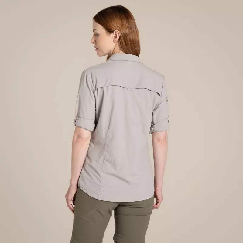 Craghoppers NosiLife Adventure LS Särk III Naiste Reisimise Särk - Soft Mushroom