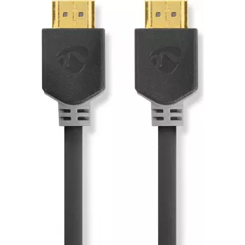 Nedis High Speed HDMI-kaabel Ethernetiga 5,00 m Antratsiit 4K@60Hz ARC 18 Gbps