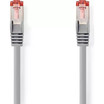 Nedis CAT6 S/FTP võrgukaabel RJ45 isane RJ45 isane 20m ümmargune LSZH hall