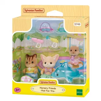 EPOCH Sylvanian Families Adventure lasteaia sõbrad basseinimängukomplekt