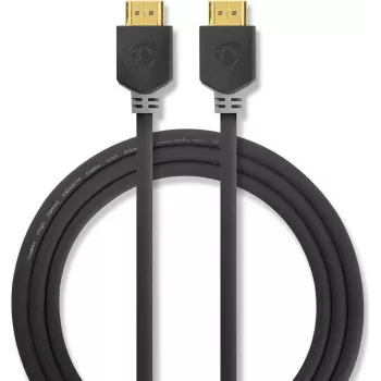 Nedis High Speed HDMI-kaabel Ethernetiga - 4K@60Hz, ARC, 18 Gbps, 1,00 m, antratsiit