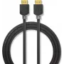 Nedis High Speed HDMI-kaabel Ethernetiga - 4K@60Hz, ARC, 18 Gbps, 1,00 m, antratsiit