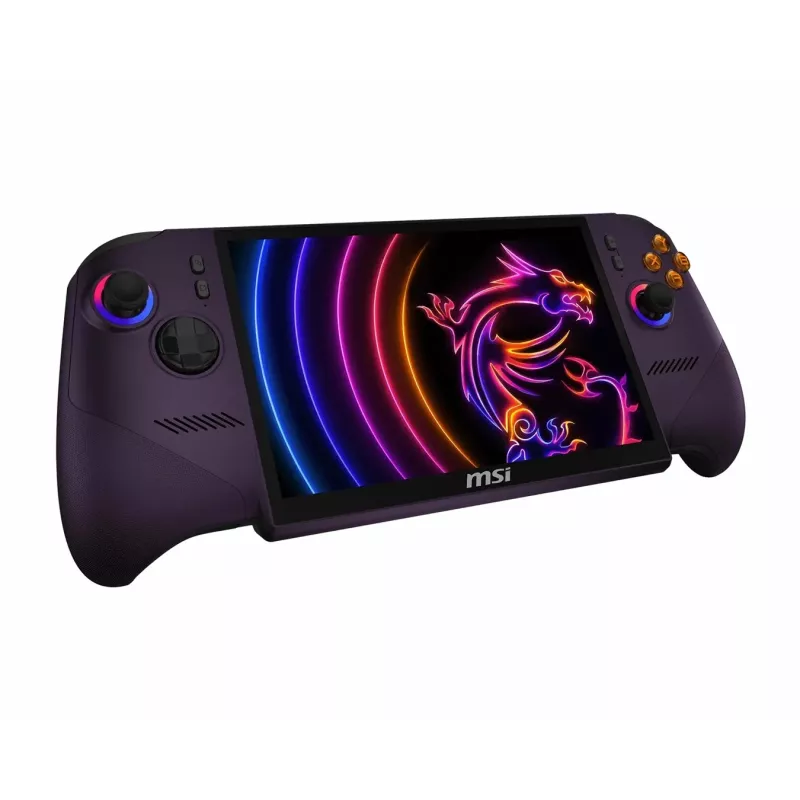 MSI Claw 8 EX AI+ CG3EM-046PLY 8 inch FHD 120Hz mängukonsool - Intel Core Ultra 9 185U, 32GB LPDDR5X, 2TB SSD, Wi-Fi 7, Windows 11 Home, must