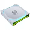 Lian Li UNI FAN SL FLEX Wireless PWM ARGB Reverse Blade 120mm ventilaator, 3-pakk kontrolleriga - valge
