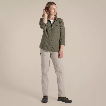 Craghoppers NosiLife Pro Convertible Trouser III naiste matkapüksid Soft Mushroom XS