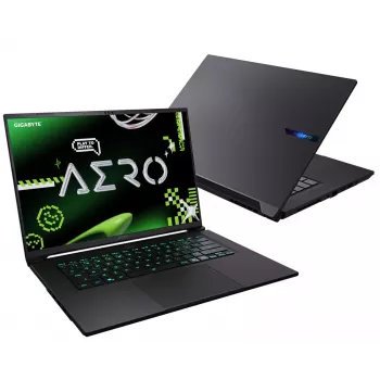 GIGABYTE AERO X16 4WHN3EEC64AH 16-tolline OLED sülearvuti - AMD Ryzen 9 AI 465, 16GB DDR5, 1TB SSD, RTX 5070, Windows 11 Home, hõbedane