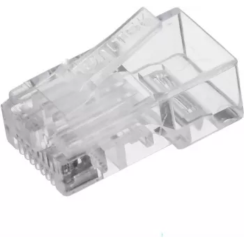 UNITEK RJ45 modulaarne pistik (8P8C) Cat.6, 100 tükki, läbipaistev