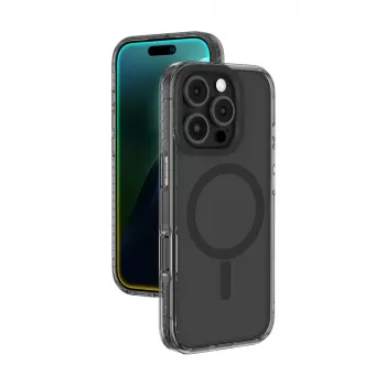 AMAZINGTHING Titan Pro Mag Case silikoonkate magnetrõngaga iPhone 16 Pro Max jaoks - must