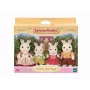 Sylvanian Families Chocolate Rabbit Family - 4 kollektsioneeritavat kujukest