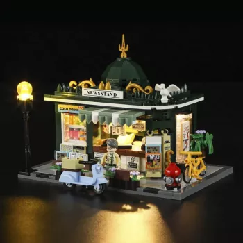 LUMIBRICKS F9023 Vabaltseisev terasest ajakirjahoidja, must pulbervärvitud, ühe sektsiooniga