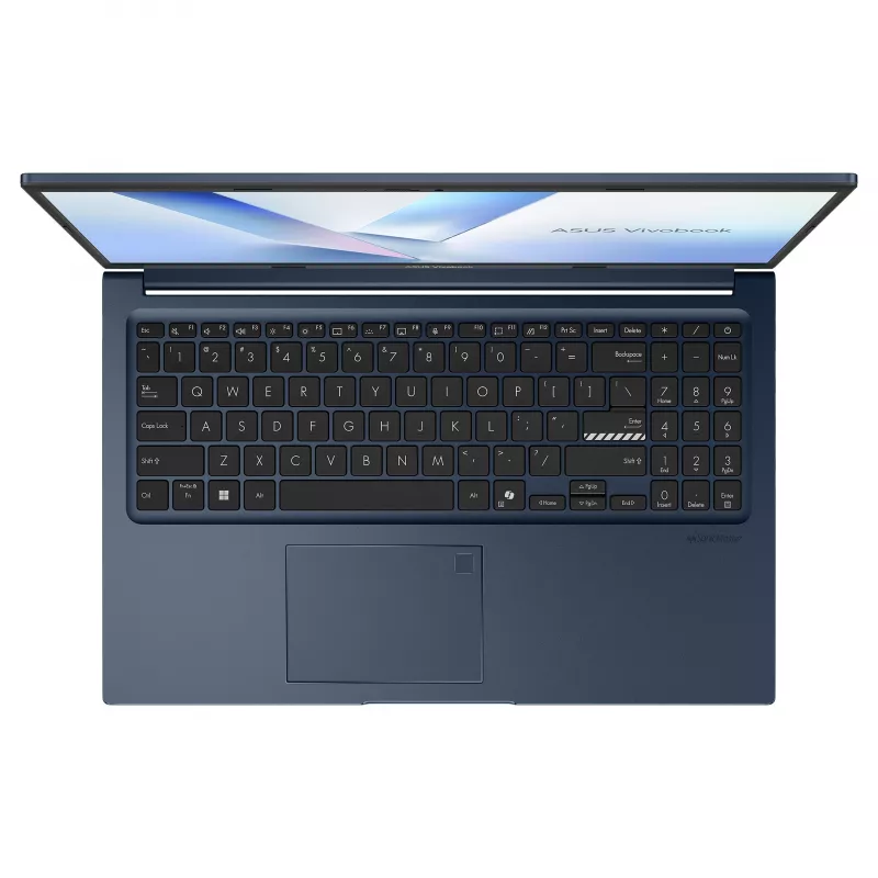 ASUS Vivobook 15 X1504MA 15,6 inch Full HD sülearvuti, Intel N100, 16GB muutmälu, 512GB SSD, Windows 11 Home, Quiet Blue