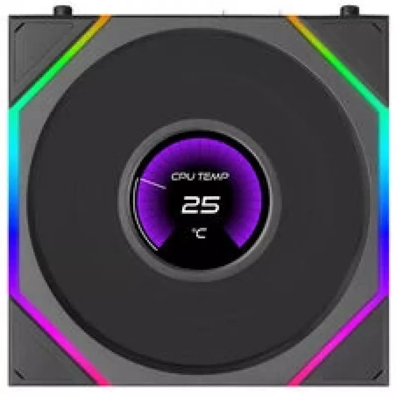 Lian Li UNI FAN TL120 LCD FLEX Wireless ARGB 120mm ventilaator - must