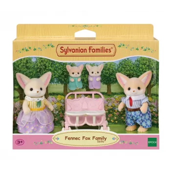 Sylvanian Families Desert Fox Family - 4 kujukesega komplekt (isa Ronald, ema Sharon, tütar Allie, beebi Kaya)