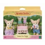 Sylvanian Families Desert Fox Family - 4 kujukesega komplekt (isa Ronald, ema Sharon, tütar Allie, beebi Kaya)