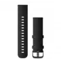 Garmin Quick Release rihmad (22 mm) must nahk harjatud tumeda riistvaraga