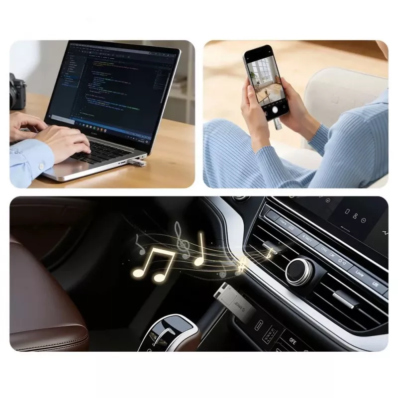 ORICO U301 256GB Dual USB-A USB-C 3.2 Gen 1 mälupulk, hõbedane