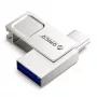 ORICO U301 256GB Dual USB-A USB-C 3.2 Gen 1 mälupulk, hõbedane