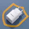 DUDAO A13Pro EU GaN 33W PPS USB-C/USB seinadapter - Valge