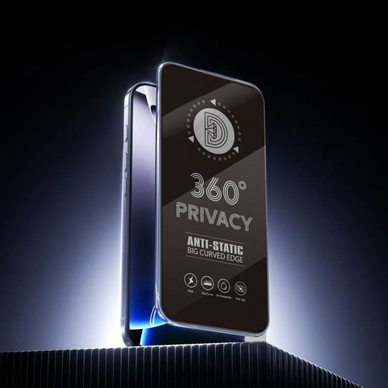 TFO karastatud klaasist privaatsusekraanikaitse 360 iPhone 17 Pro Max jaoks