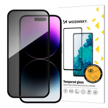 Wozinsky Privacy Glass karastatud klaasist ekraanikaitse privaatsusfiltriga iPhone 16 Pro Max jaoks