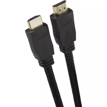 One For All Premium High Speed HDMI-kaabel Ethernetiga, 3,0 m, 4K@60Hz, HDR, ARC, HDCP 2.2, kullatud, must