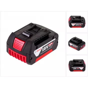 Bosch Professional 18V 5.0Ah Li-Ion Slide-In akuplokk (must/punane)