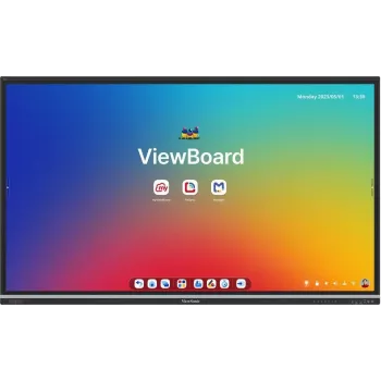 ViewSonic ViewBoard IFP8651-3C 86 inch 4K UHD interaktiivne puuteekraan Android 14, 8GB RAM, 128GB salvestusruum, 40-punktiline puudutus, 9H klaas, Wi-Fi 6