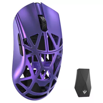 WLMOUSE Beast X Max Solid Sides mänguhiir, Omron optilised lülitid - lilla