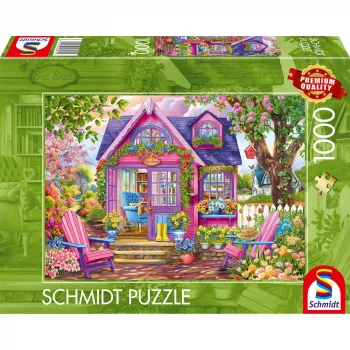 Schmidt Spiele 58061 Ein Häuschen zum Verlieben 1000-osaline pusle