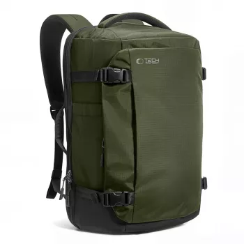 TECH-PROTECT DEFENDER S70 Ryanair & Wizz Air reisiseljakott sülearvutile, 24L 40x30x20, military green