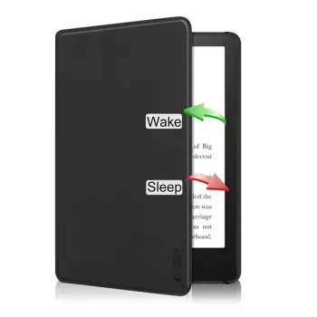 Tech-Protect SmartCase Folio kate Kindle Paperwhite 11. põlvkond / Signature Edition - must