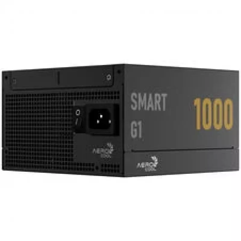 Aerocool Smart G1 80 PLUS Gold toiteplokk, PCIe 5.1, ATX 3.1 - 1000 W, must
