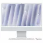 Apple iMac 24 inch Hõbedane M4 10-tuumaline CPU 10-tuumaline GPU 24GB RAM 512GB SSD Gigabit Ethernet Saksa klaviatuur