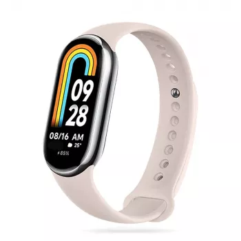 TECH-PROTECT ICONBAND Silikoonist asendusrihm Xiaomi Smart Band 8 / 8 NFC jaoks, beež