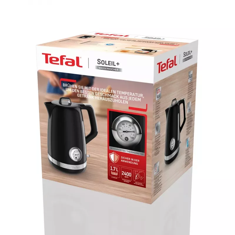 Tefal Soleil KO3558E0 Elektriline veekeetja 1.7L 2400W Must
