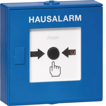 Hager RFM200D Traadita häirenupp Beka häiresüsteemi jaoks, valge