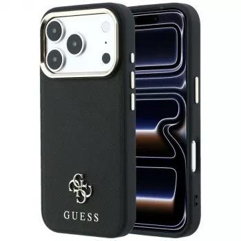 Guess Saffiano Small 4G & Classic Logo MagSafe ümbris Apple iPhone 17 Pro Max / 18 Pro Max - must