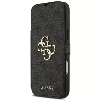 Guess Book 4G Metal Logo ümbris iPhone 18 Pro Max / 17 Pro Max, must
