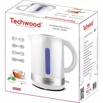 Techwood veekeetja 1.7L, valge (TB-1771)