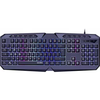 Speedlink Ludicium RGB Rainbow klaviatuur, USA paigutus (SL-670004-BK-US)