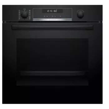 BOSCH Serie 6 sisseehitatud ahi AirFry funktsiooniga, 71L, pürolüütiline isepuhastus, must (HBG578EB3)