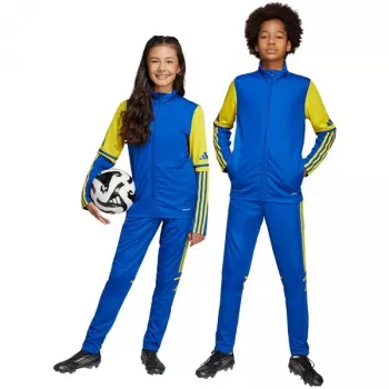 adidas Squadra 25 treeningpüksid lastele - sinine/kollane - suurus 152 cm (JP3154)