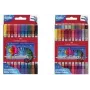 Faber-Castell Glitter Double-Ended Markerid, 20-pakk laia ja peene otsikuga (3-5 mm / 1 mm), pestavad - 151108