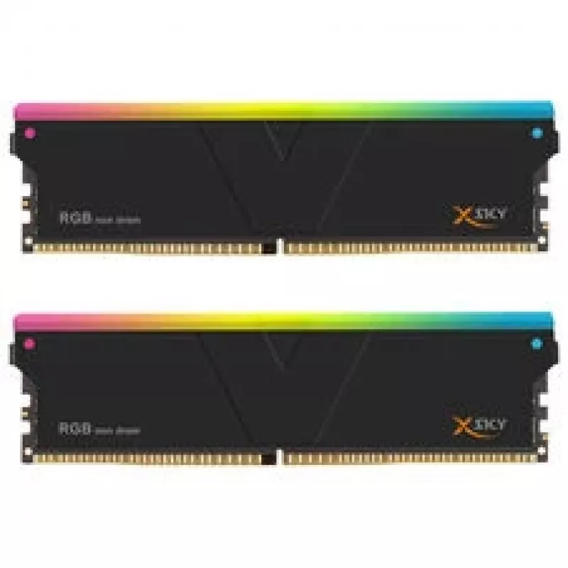 V-Color Manta XSky RGB täitekomplekt DDR5 jaoks, ilma DRAM-ita, ARGB - kahekomplekt, must