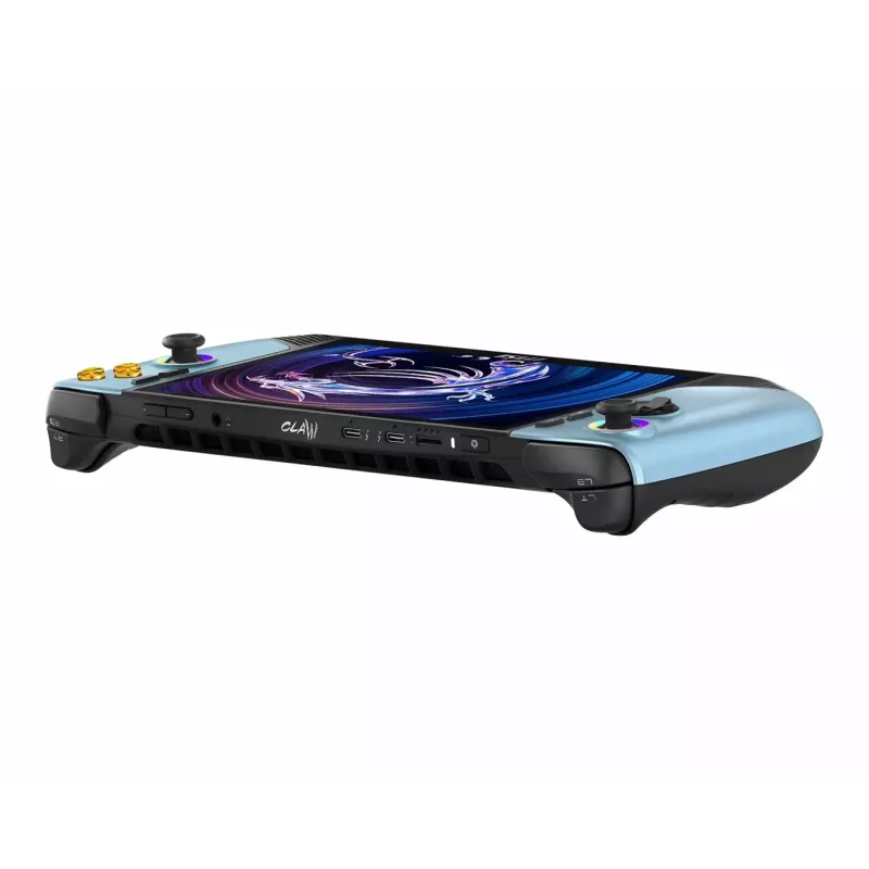 MSI Claw 8 AI+ A2VM Glacier Blue Edition-254PL Käeshoitav mänguarvuti - Intel Core Ultra 7 258V, 32GB LPDDR5x, 1TB SSD, 8-tolline FHD 120Hz puuteekraan, Intel Arc Graphics, Windows 11 Home