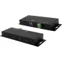EXSYS EX-1184HMVS-2 4-pordiline USB 3.2 Gen 1 alumiiniumjaotur toiteadapteriga