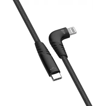 Silicon Power Boost Link Nylon LK50CL USB-C - Lightning kaabel, 1 m, hall