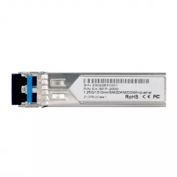 EXSYS EX-SFP-2000 SFP Transiiver LC Ühemoodiline Dupleks 20km - 1.25 Gbps