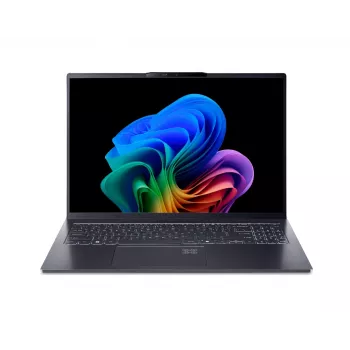 Acer Swift Go 16 AI 16-tolline OLED 3.2K 120Hz sülearvuti - Intel Core Ultra 5 125H, 32GB LPDDR5X, 1TB SSD, Wi-Fi 6E, puhashõbedane