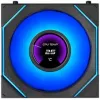 Lian Li UNI FAN SL-INF 120 FLEX LCD Wireless ARGB 3-Pack Must kontrolleriga
